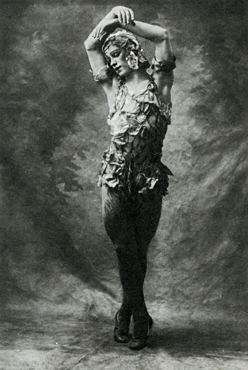 Вацлав Нижинский в балете "Видение розы", 1911