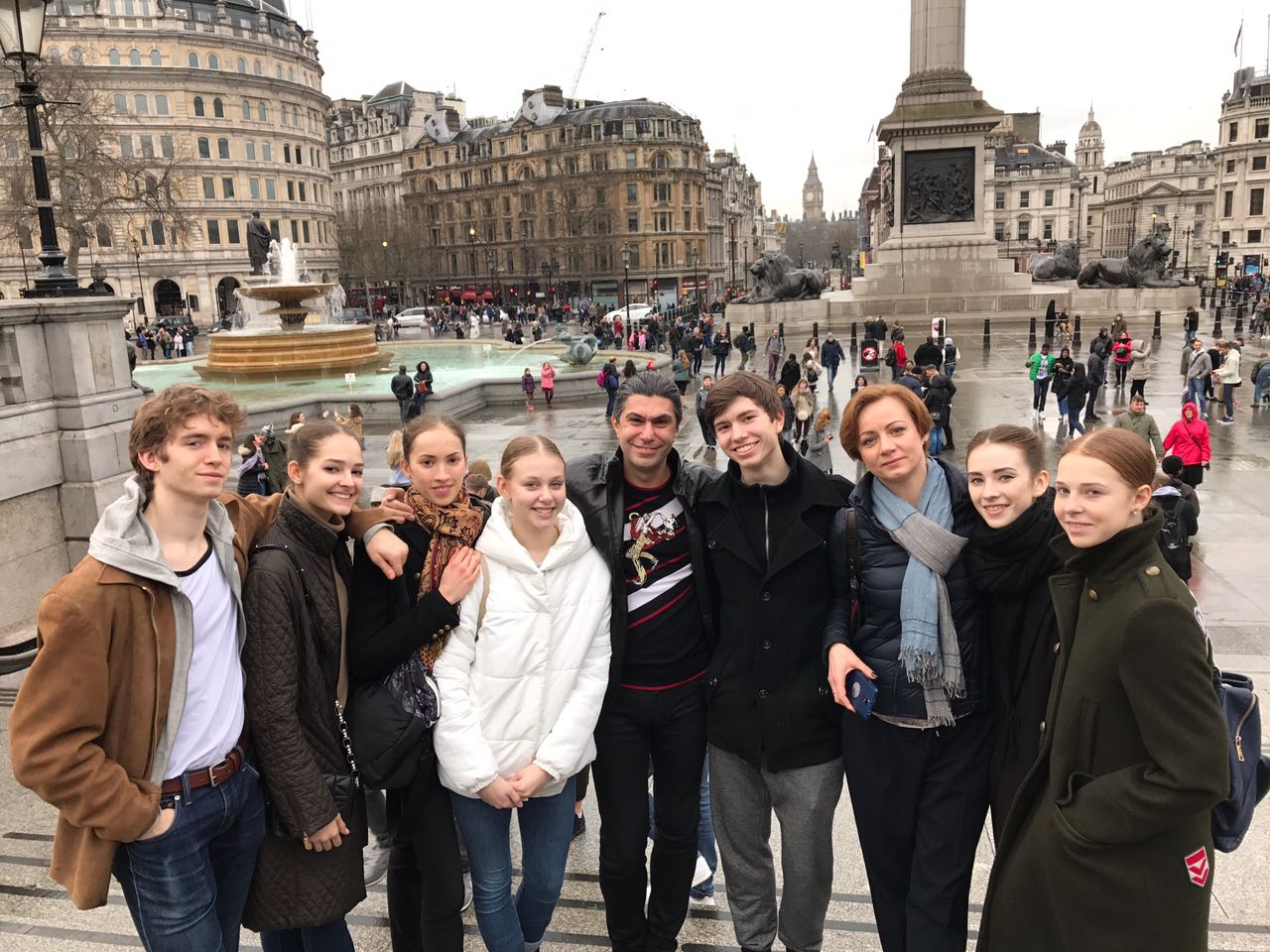 Студенты Академии в Лондоне